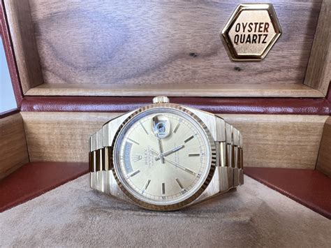 rolex 19018 review|Rolex quartz price.